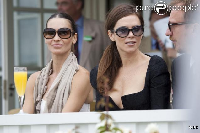 Madame Adolfo Cambiaso et Anna Friel, au Cartier Polo International Day 2009, dans la banlieue Londonienne, le 26 juillet 2009 !