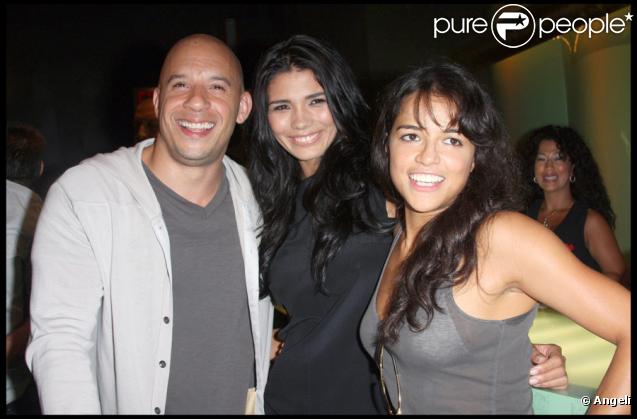 Vin Diesel et Michelle Rodriguez au Festival du film Latino de New York le 29 juillet 2009