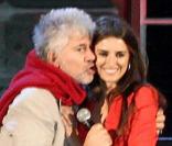 Pedro Almodovar et Penelope Cruz à la première du film Broken Embraces à Londres