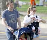 Jennifer Garner, Ben Affleck et leurs petites filles, Violet et Seraphina