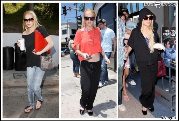 Lindsay Lohann ah non, toujours pas le bon look !