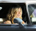 Jennifer Aniston  sur le tournage de The Bounty à New York (8 août 2009)
