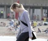 Renée Zellweger à Barcelone le 9 août 2009