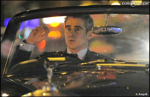 Colin Farrell sur le tournage de  London Boulevard , à Londres (logique, c'est dans le titre), le 12 août 2009 !