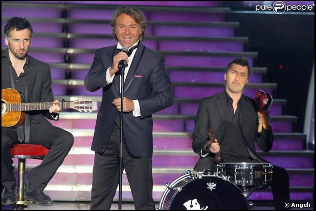 Roberto Alagna en février 2009 lors de la cérémonie des Globes de Cristal