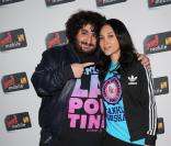 Mouloud et Leslie à la soirée NRJ Mobile Lounge le 6/02/08