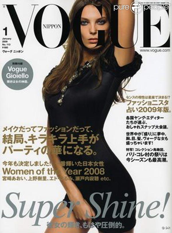 Daria Werbowy en couverture de  Vogue  !