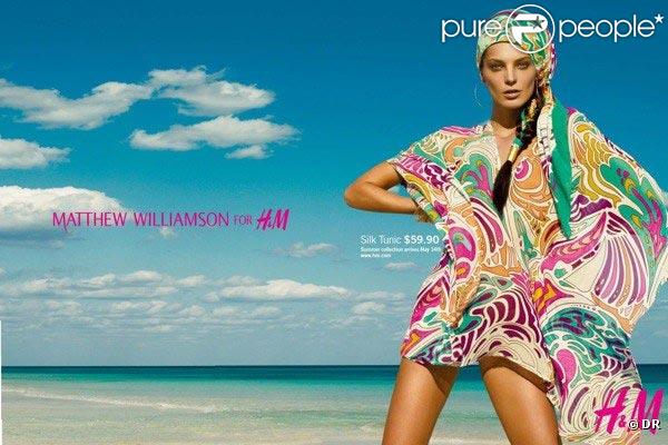 Daria Werbowy en campagne pour  H&M  !