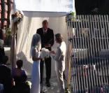 Milla Jovovich en plein mariage