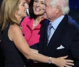 Ted Kennedy et  Caroline Kennedy Sen août 2008 à Denver  