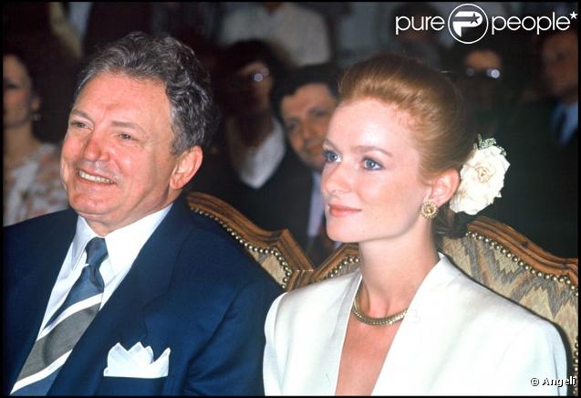 Jacques et Céline Martin le jour de leur mariage