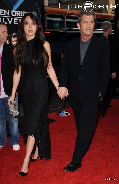 Oksana Grigorieva et Mel Gibson en avril 2009 