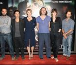 Cédric Kahn, Yvan Attal, Valeria Bruni-Tedeschi, Philippe Katherine, Arly Jover et François Négret lors de la première du film Les Regrets à Paris le 31 août 2009