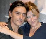 Yvan Attal et Valeria Bruni-Tedeschi lors de la première du film Les Regrets à Paris le 31 août 2009