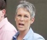 Kristen Bell et Jamie Lee Curtis sur le tournage de  You Again , à Los Angeles le 1er septembre 2009