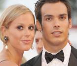 Federica Pellegrini et Luca Marin sur le tapis rouge du Lido, à l'occasion de la 66e Mostra de Venise, le 2 septembre 2009 !
