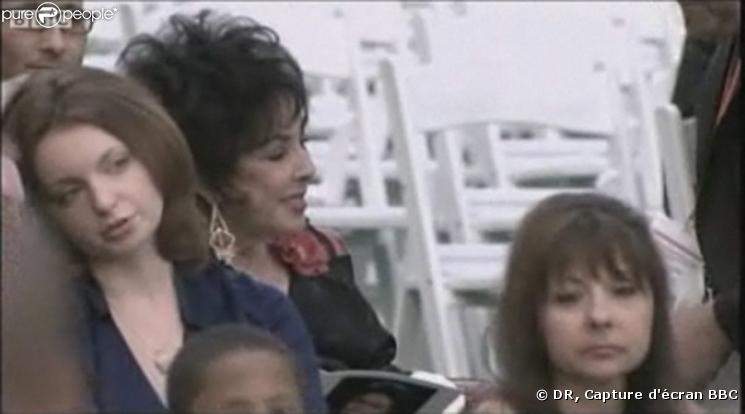Funérailles de Michael Jackson, le 3 septembre 2009, à Forest Lawn : Elizabeth Taylor