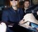 Robbie Williams à Londres pour la première diffusion de son single Bodies, sur BBC Radio 1, le 4 septembre 2009
