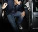 Robbie Williams à Londres pour la première diffusion de son single Bodies, sur BBC Radio 1, le 4 septembre 2009