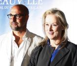 Les comédiens Stanley Tucci et Meryl Streep, lors de la présentation de  Julie et Julia , à l'occasion du 35e Festival de Deauville, le 5 septembre 2009 !