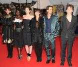 Maïwenn, Aïssa Maïga, Louise Monot, Romane Bohringer et Raphaël, à l'occasion de la présentation de  Me and Orson Welles , lors du 35e Festival du Film Américain de Deauville, le 6 septembre 2009 !