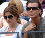 Mirka Vavrinec et Gavin Rossdale dans les gradins de l'US Open 2009, à New York