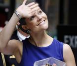 La princesse Victoria de Suède s'est déplacée à Bruxelles pour inaugurer avec Mathilde de Belgique l'exposition  C'est ma Terre 2 - De Copenhague à Kyoto , le 9 septembre 2009