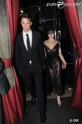 Louis-Marie de Castelbajac et Dita Von Teese, lors de la soirée organisée au Kube Hotel de Paris, le 9 septembre 2009 !