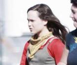 Ellen Page, Leonardo DiCaprio et son père sur le tournage de Interception à Los Angeles