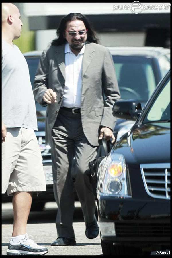 Ellen Page, Leonardo DiCaprio et son père sur le tournage de Interception à Los Angeles
