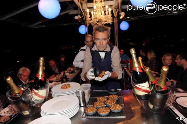 Alain Passard lors du Dinner in the Sky