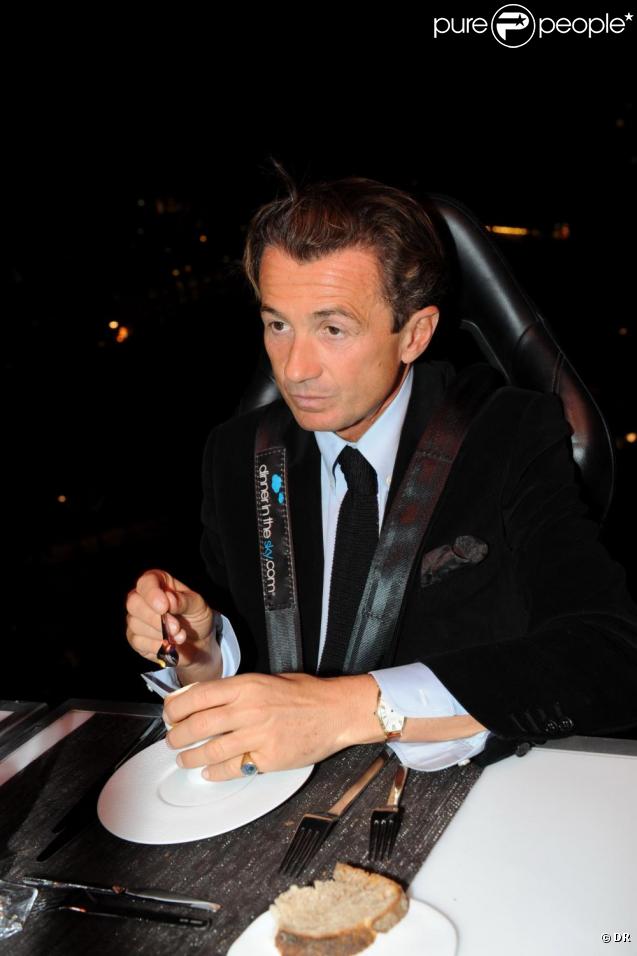 François Sarkozy lors du Dinner in the Sky