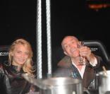 Jean-Claude Jitrois et Sarah Marshall lors du Dinner in the Sky