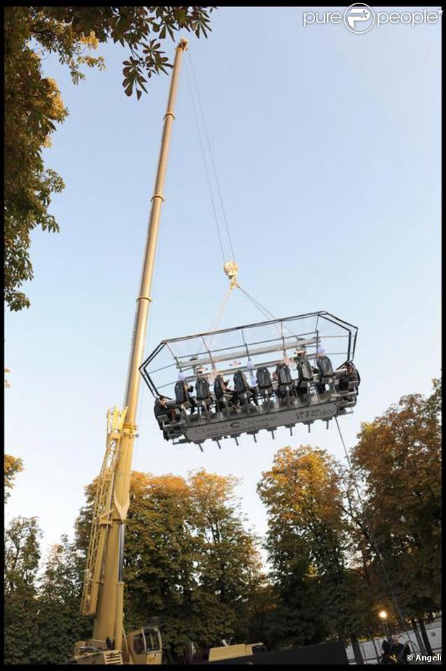 Les invités dans la nacelle !