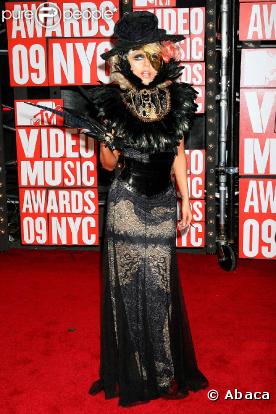MTV Video Music Awards 2009, le 13 septembre au Radio City Music Hall : Lady GaGa en Jean-Paul Gaultier