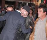 Colin Farrell, Bono, The Edge et Neil Jordan lors de la première du film Ondine lors du Festival de Toronto le 14 septembre 2009