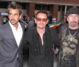 Colin Farrell, Bono et The Edge lors de la première du film Ondine lors du Festival de Toronto le 14 septembre 2009