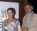 Andrea Bocelli et sa compagne à Los Angeles le 12 septembre 2009