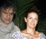 Andrea Bocelli et sa compagne à Los Angeles le 12 septembre 2009