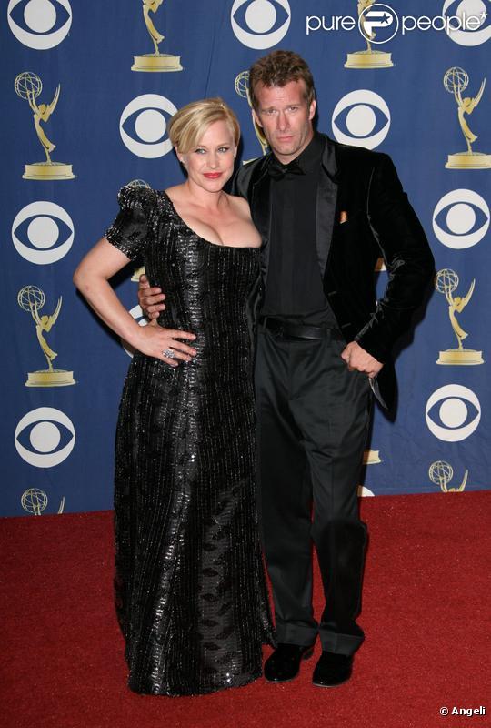 Patricia Arquette et son époux aux Emmy Awards