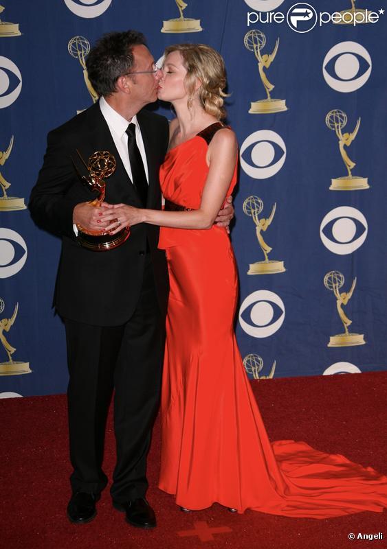 Michael Emerson et Carrie Preston aux Emmy Awards