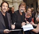 Jean-Hugues Anglade et Olivier Marchal à la clôture du Festival de la fiction TV de la Rochelle (20 septembre 2009)