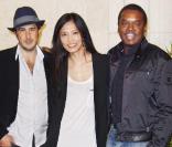 Stéphan Guérin-Tillie, Xin Wang et Anthony Kavanagh à la clôture du Festival de la fiction TV de la Rochelle (20 septembre 2009)