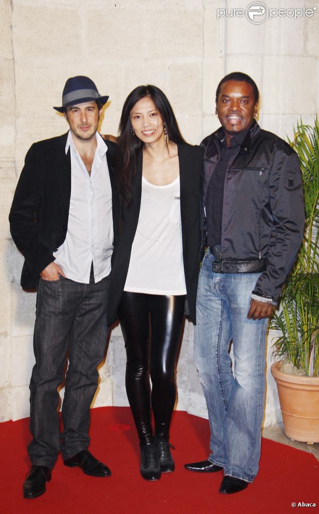 Stéphan Guérin-Tillie, Xin Wang et Anthony Kavanagh à la clôture du Festival de la fiction TV de la Rochelle (20 septembre 2009)
