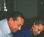 Henri Salvador et Jacqueline Garabedian lors de leur mariage