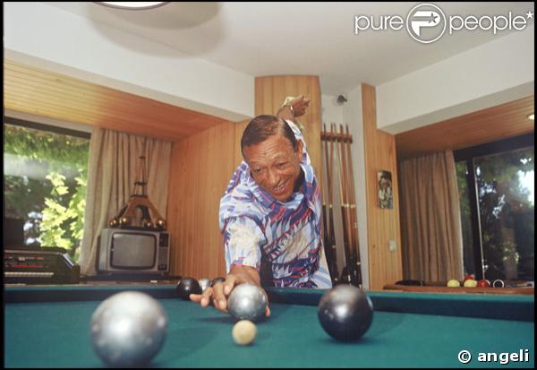 Henri Salvador en 1993 : passionné de pétanque et de facéties
