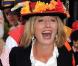 Emma Thompson toujours aussi souriante à Londres... Elle respire le bonheur !