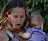 Jennifer Meyer et ses enfants, septembre 2009