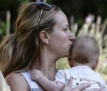 Jennifer Meyer et ses enfants, septembre 2009