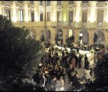 Soirée Versace à Milan, le 25/09/09, à l'occasion de la Fashion Week.